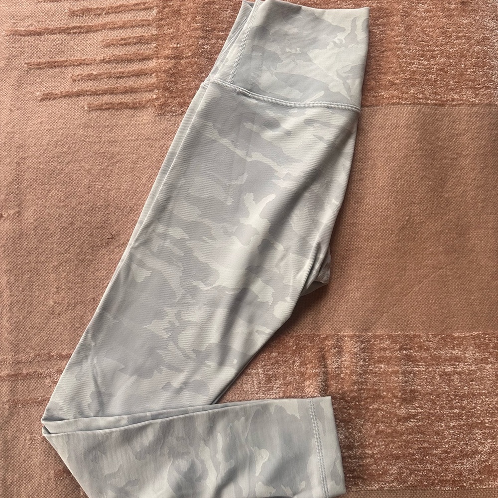 lululemon athletica Gray Camo Leggings